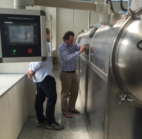 美國客戶來訪無錫市海昌機械設備有限公司